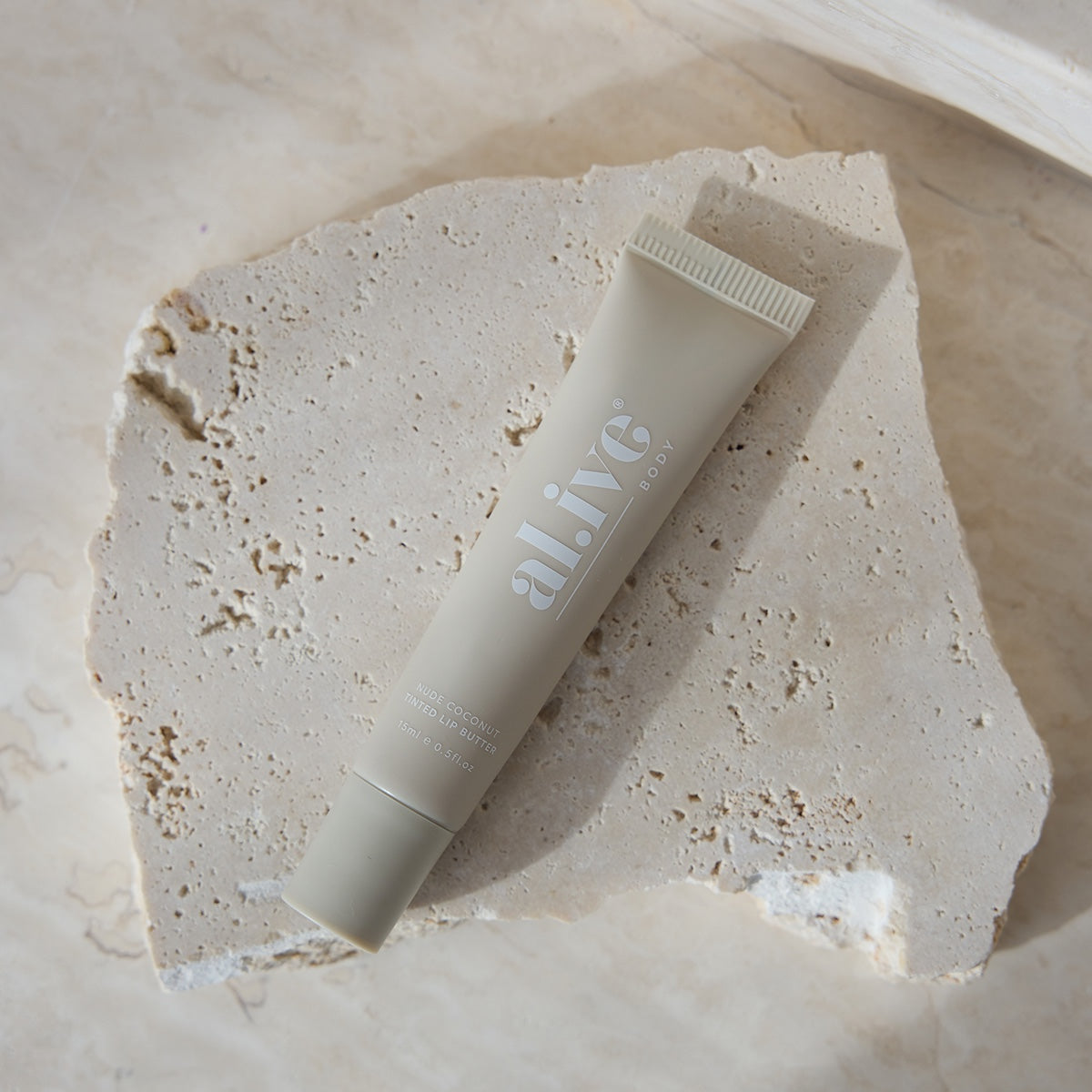 al.ive Tinted Lip Butter - Nude Coconut