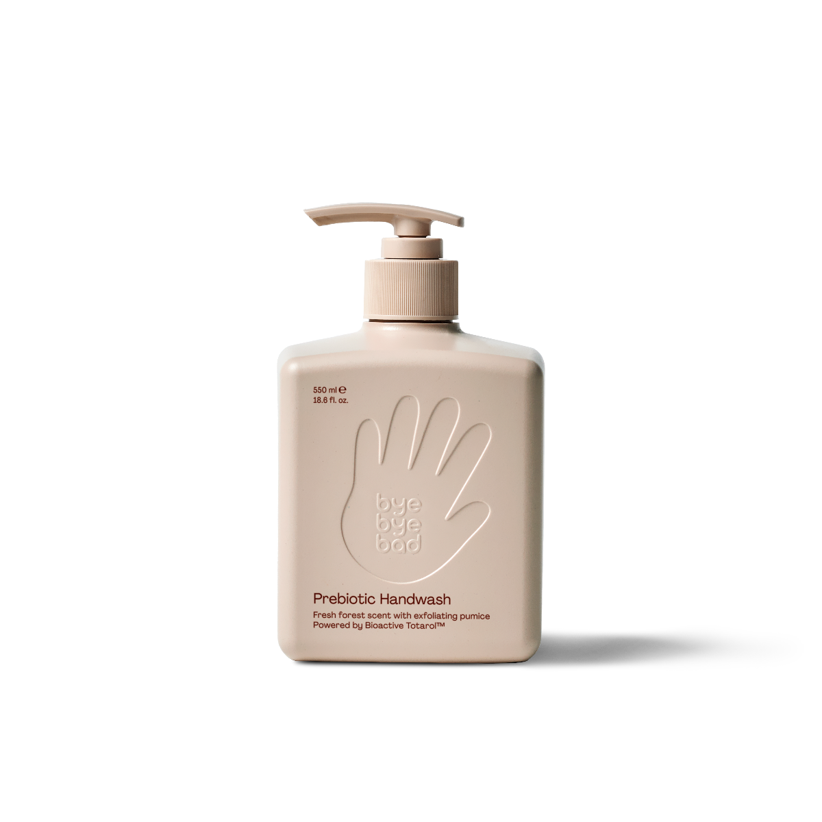 bye bye bad-Prebiotic Handwash — Fresh forest scent with exfoliating pumice 550ml