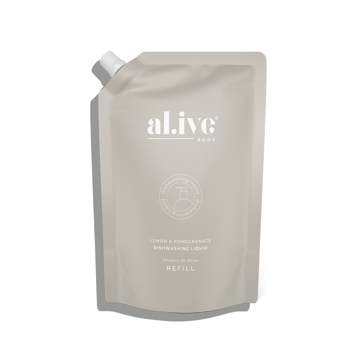al.ive 900ml Dish Wash Refill - Lemon & Pomegranate