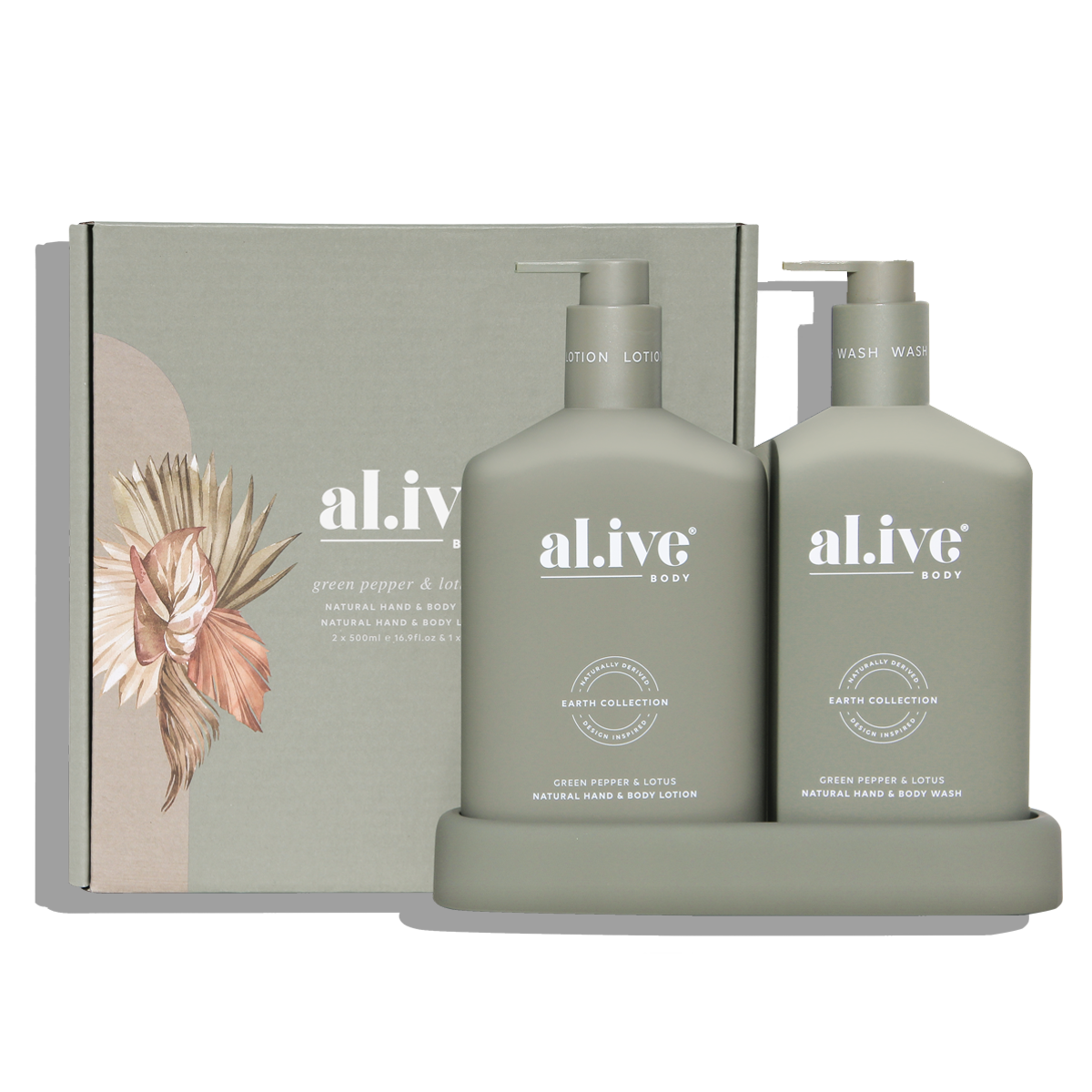 al.ive Wash & Lotion Duo - Green Pepper & Lotus