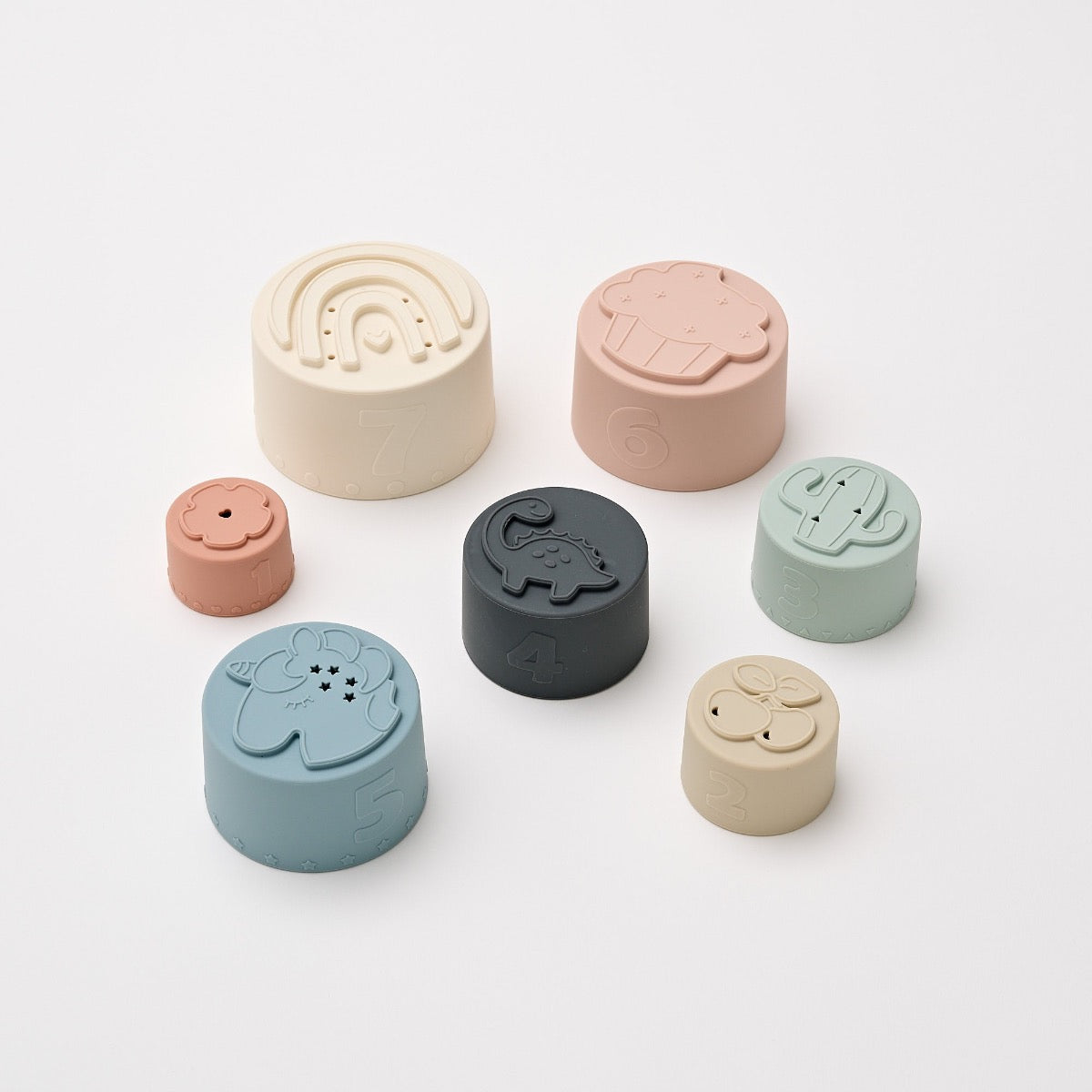 Over The Dandelions-Silicone Stacking Cups