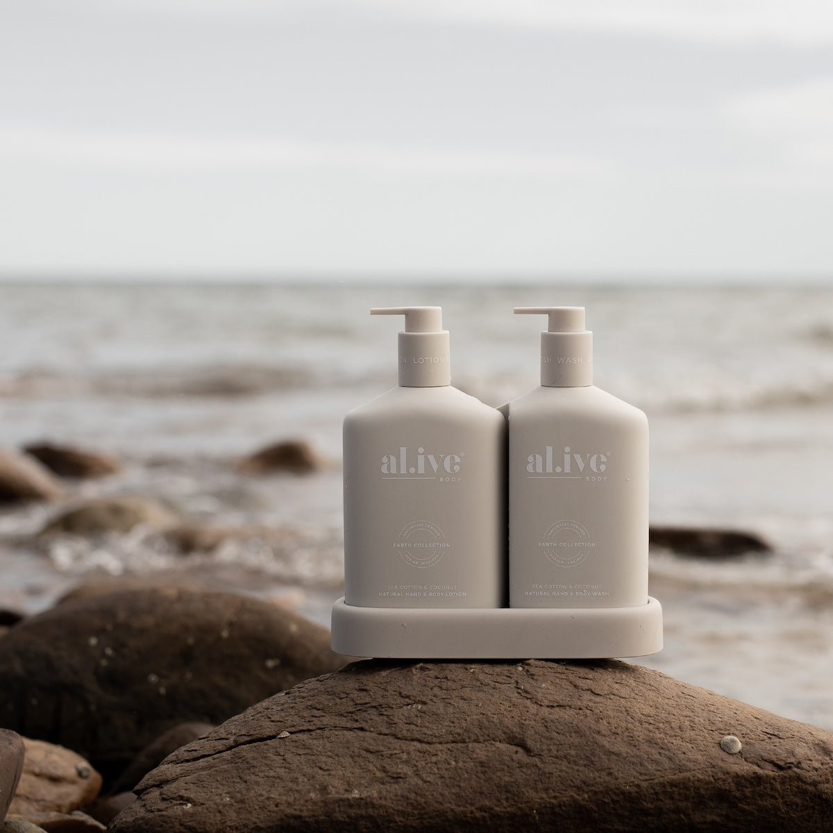 al.ive Wash & Lotion Duo - Sea Cotton & Coconut