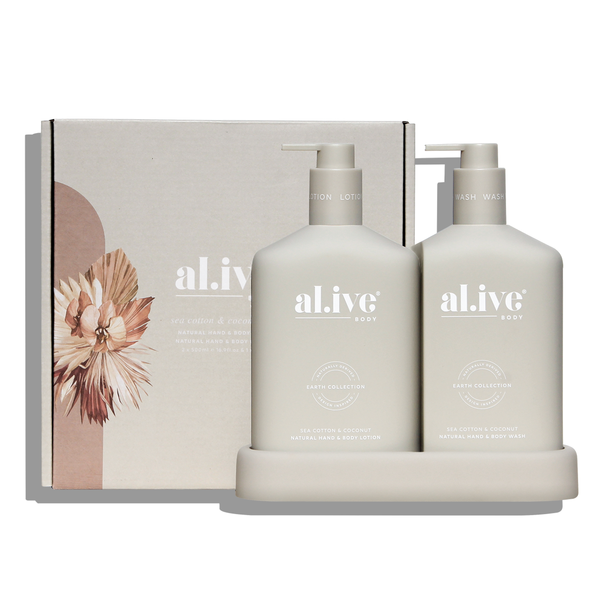 al.ive Wash & Lotion Duo - Sea Cotton & Coconut