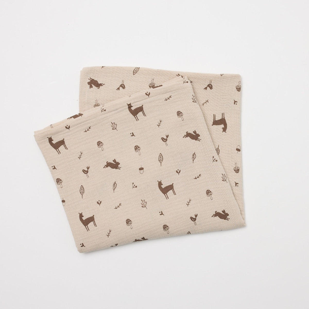 Over The Dandelions-Organic Muslin Swaddle Woodlands