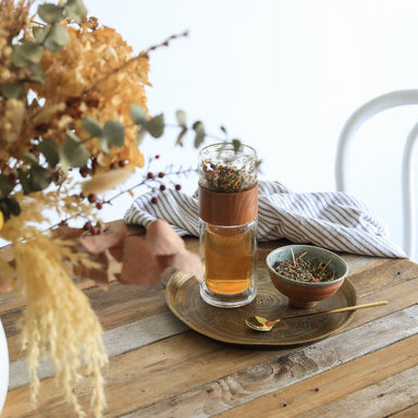 Better Tea - Tea Infuser Flask - Wood - tui + mo collective
