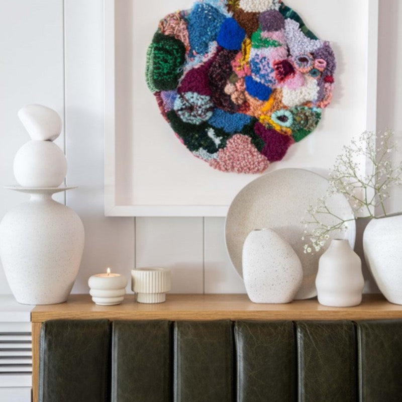 Ned Collections Munster Tea Light - White