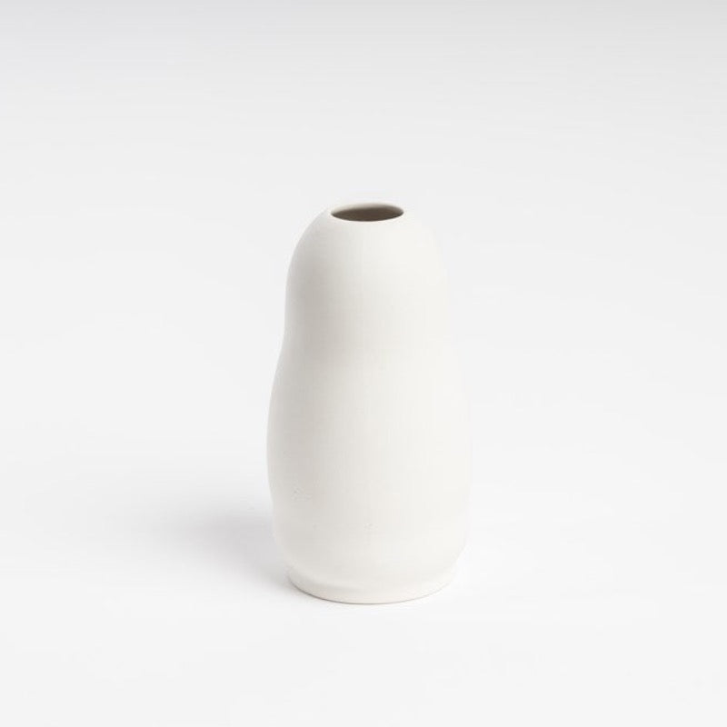 Ned Collections Harmie Vase - Leo - White
