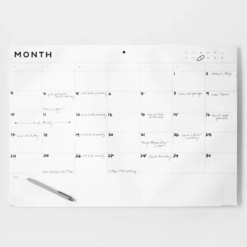 Father Rabbit - A2 Month Planner