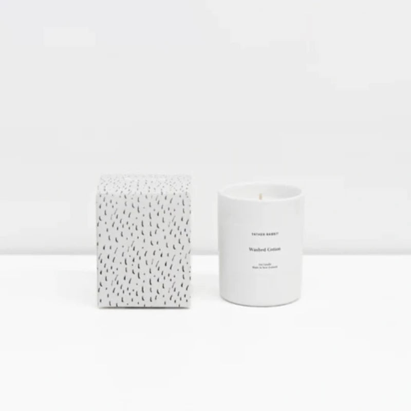 Father Rabbit Soy Scented Candle - Washed Cotton