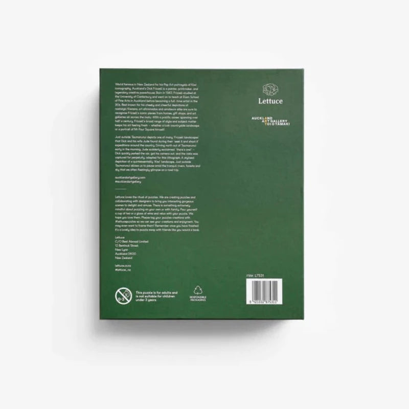 Lettuce x Auckland Art Gallery Puzzle - Dick Frizzell Just Outside Taumarunui