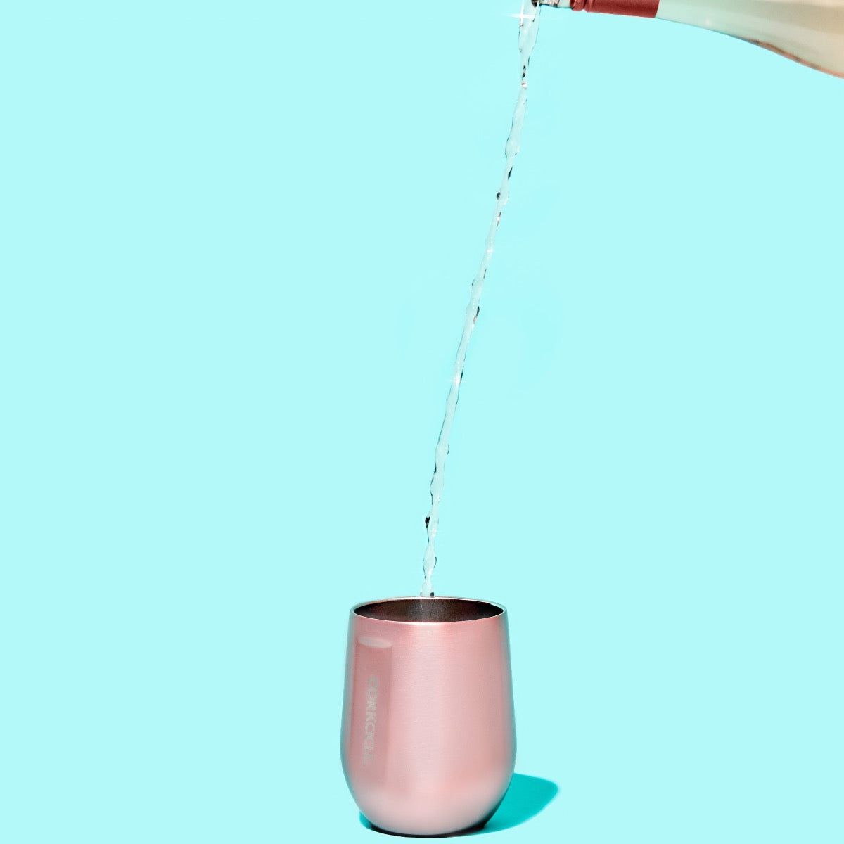 Corkcicle Metallic Stemless 355ml - Rose Metallic - Insulated Stainless Steel Cup