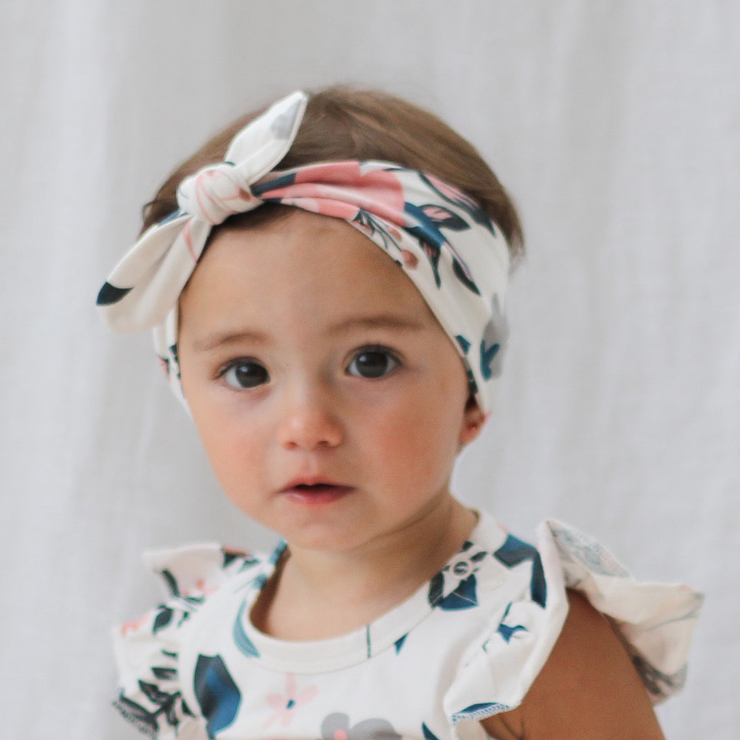 Burrow & Be Baby Headband - Pink Clementine