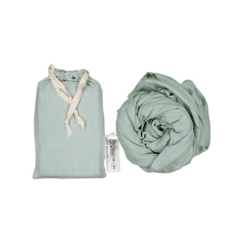 Burrow & Be Muslin Wrap - Sage