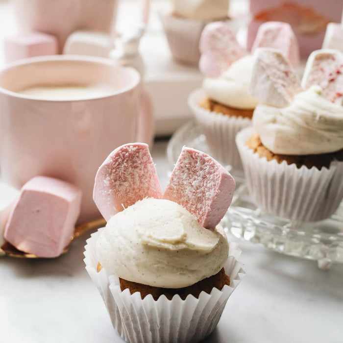 Panela & Vanilla Easter Bunny Cupcakes