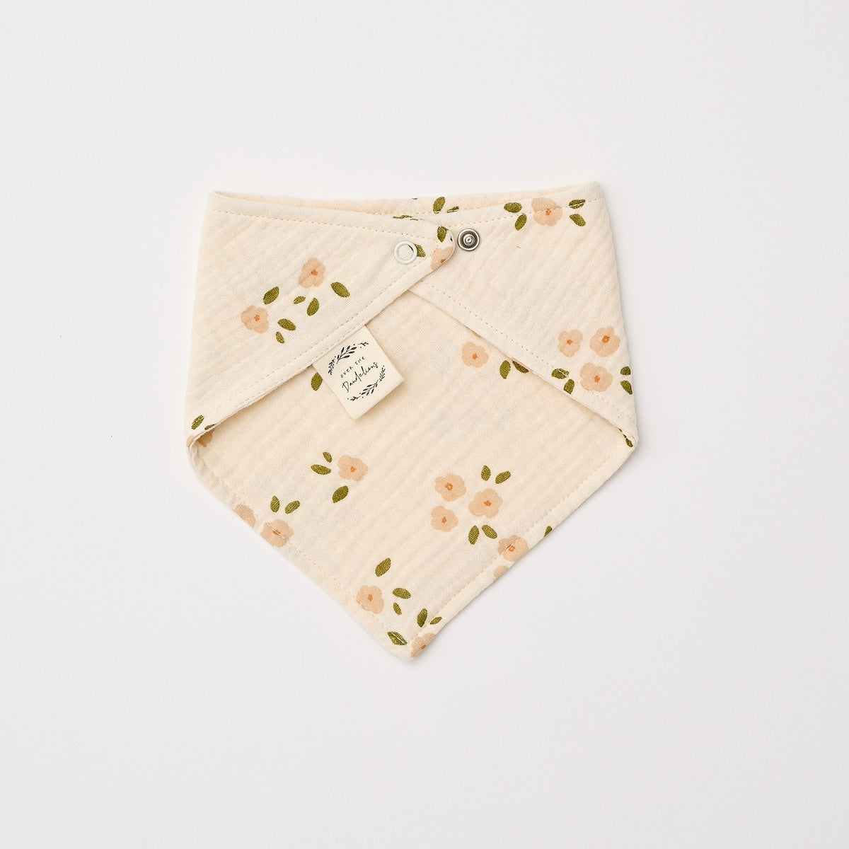 Over The Dandelions-Organic Muslin Bib Daisy