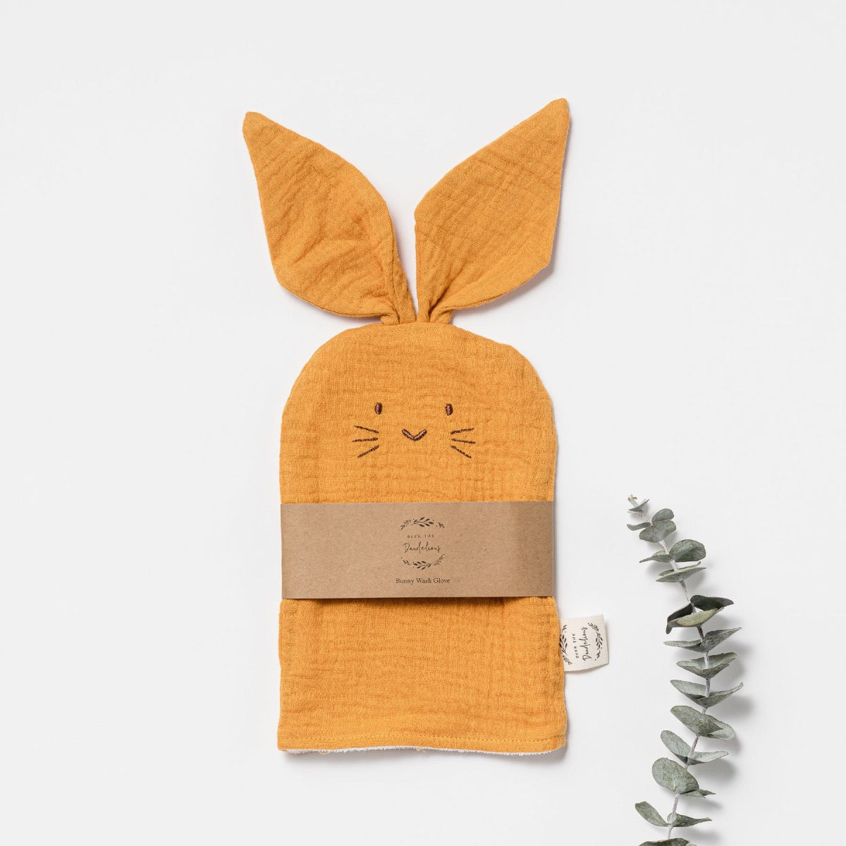 Over The Dandelions-Bunny Wash Glove Saffron