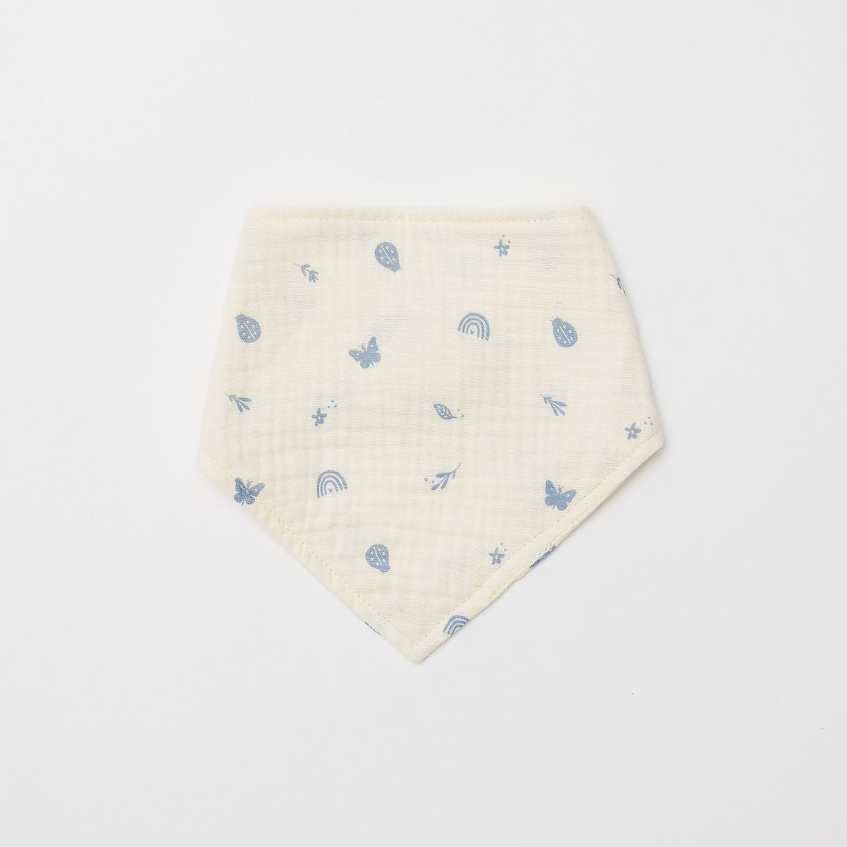 Over The Dandelions-Organic Muslin Bib Enchanted Garden