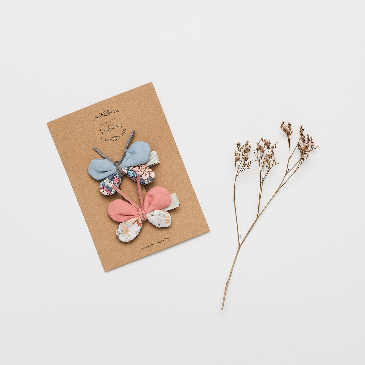 Over The Dandelions- Hair clips Butterfly set of 2