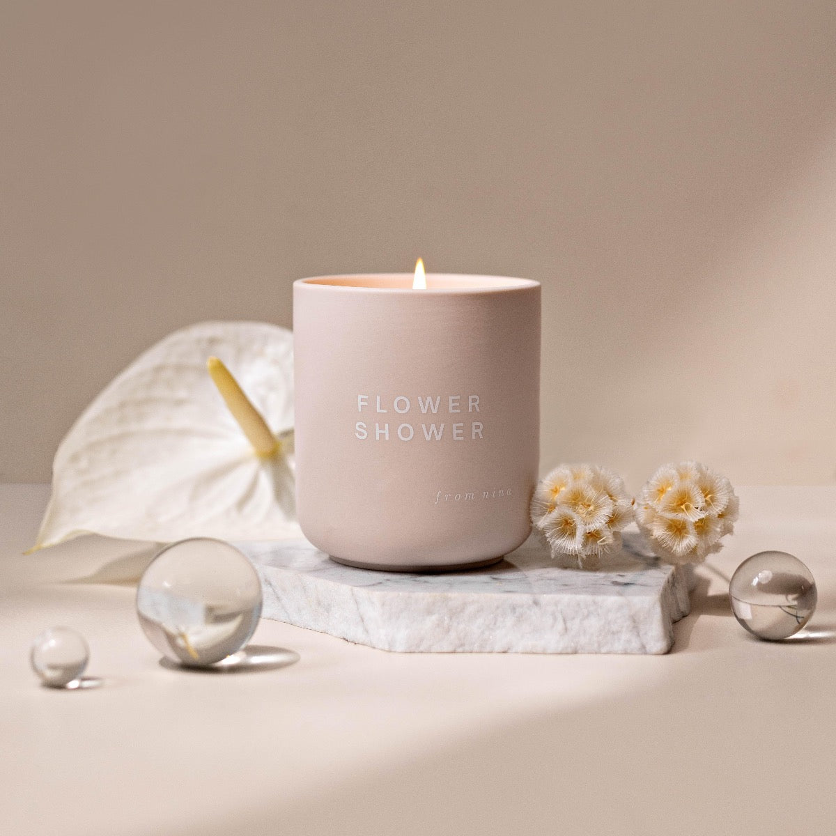 From Nina-Flower Shower Perfumed Candle 310g
