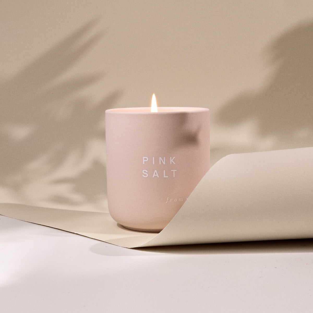 From Nina-Pink Salt Perfumed Candle 310g