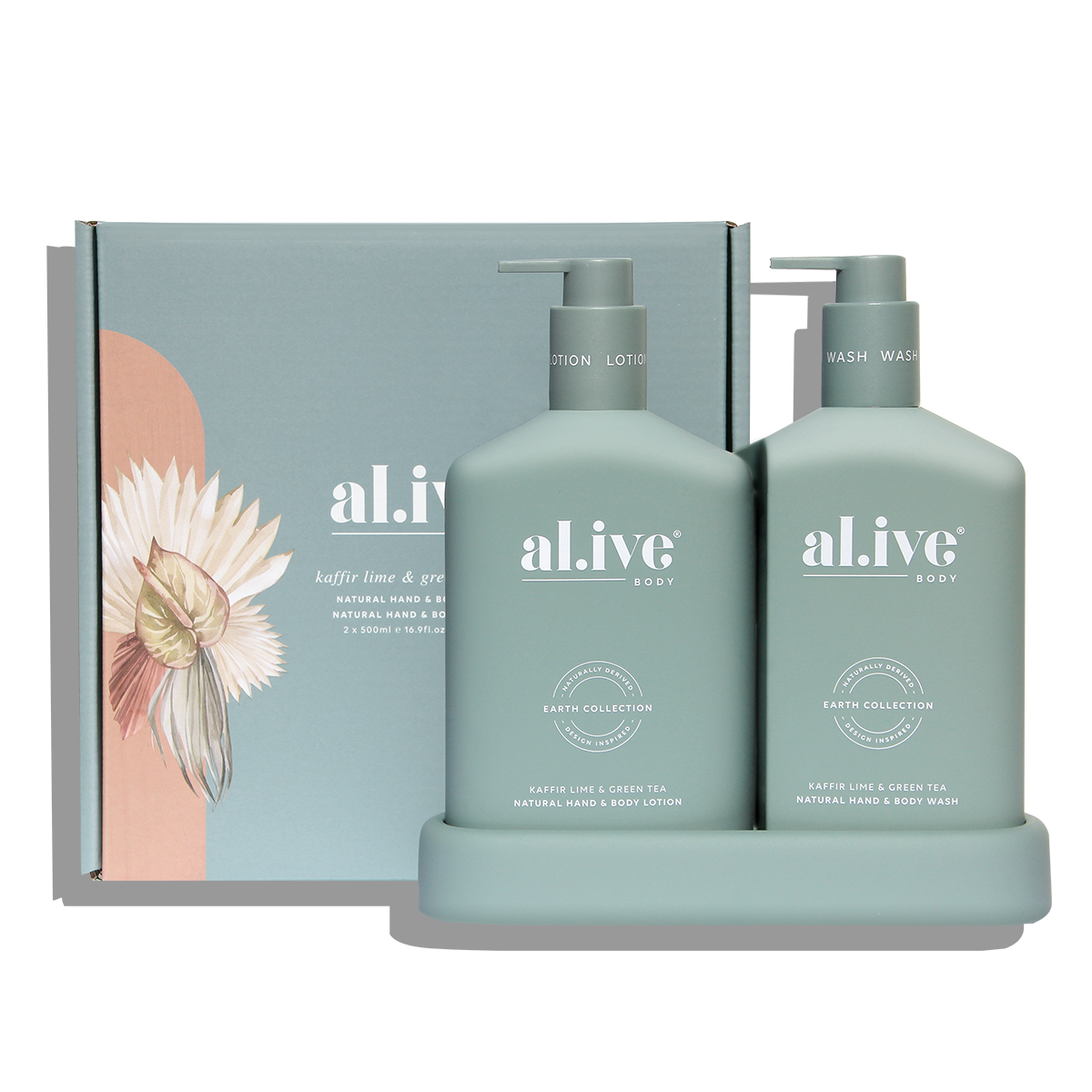 al.ive Wash & Lotion Duo - Kaffir Lime & Green Tea