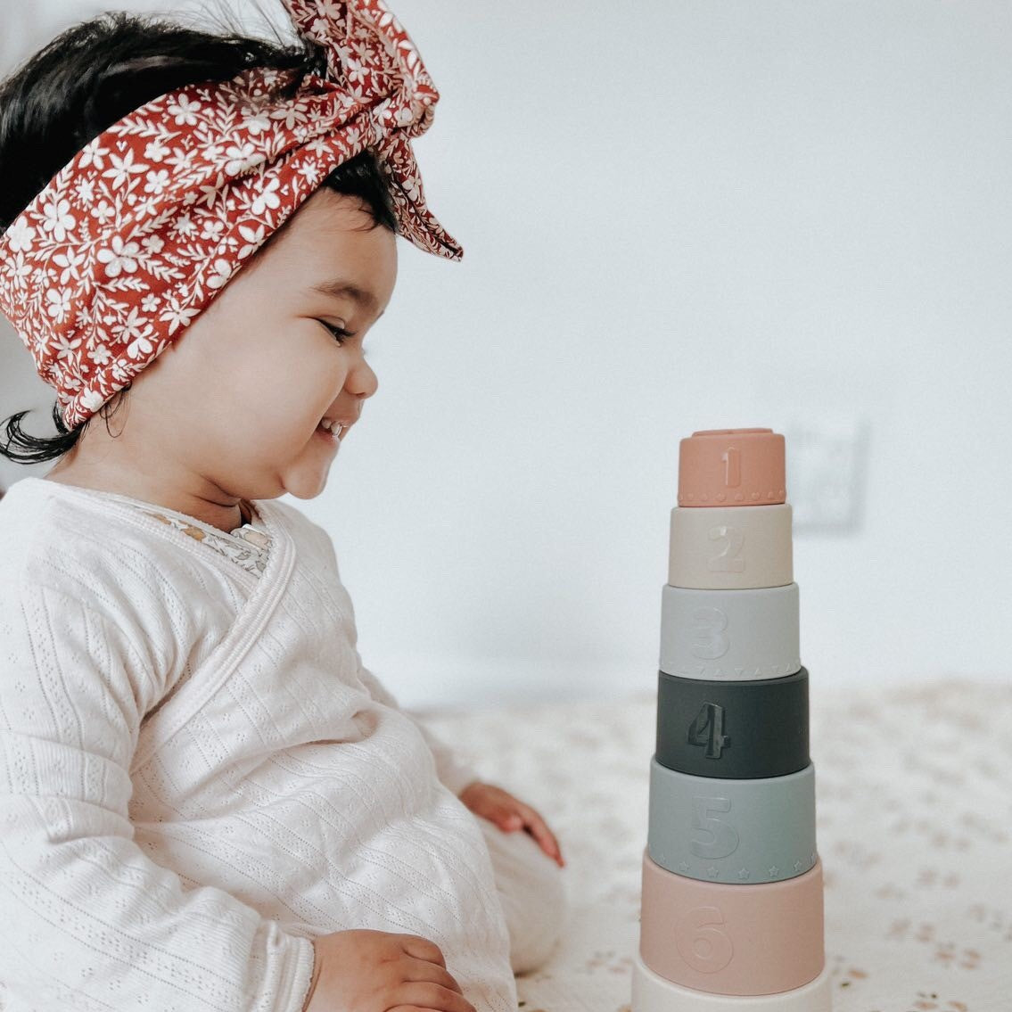 Over The Dandelions-Silicone Stacking Cups