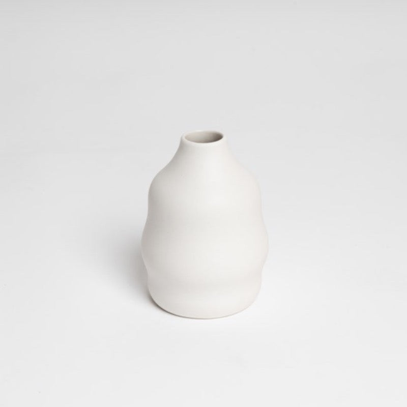 Ned Collections Harmie Vase - Rosie - White
