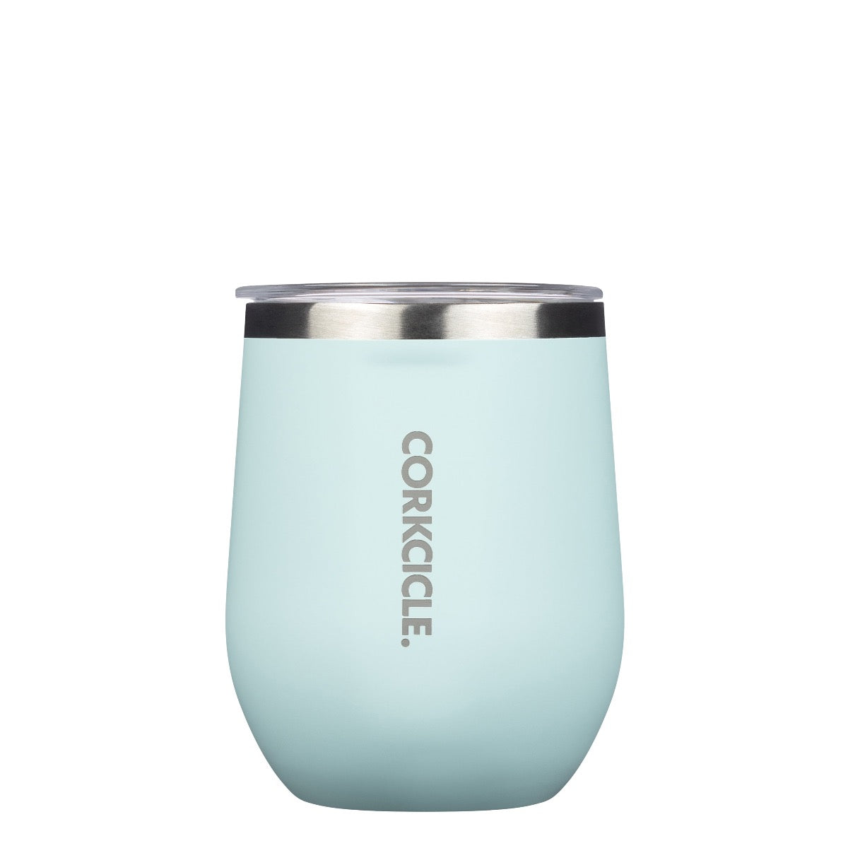 Corkcicle Classic Stemless 355ml - Powder Blue - Insulated Stainless Steel Cup