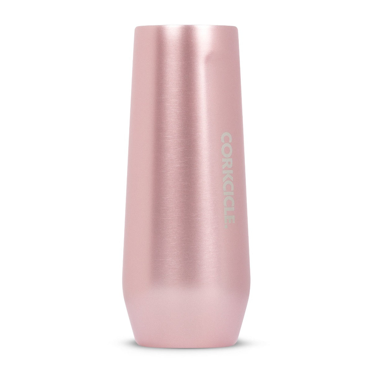 Corkcicle Stemless Flute 200ml - Rose Metallic - Insulated Stainless Steel Flute