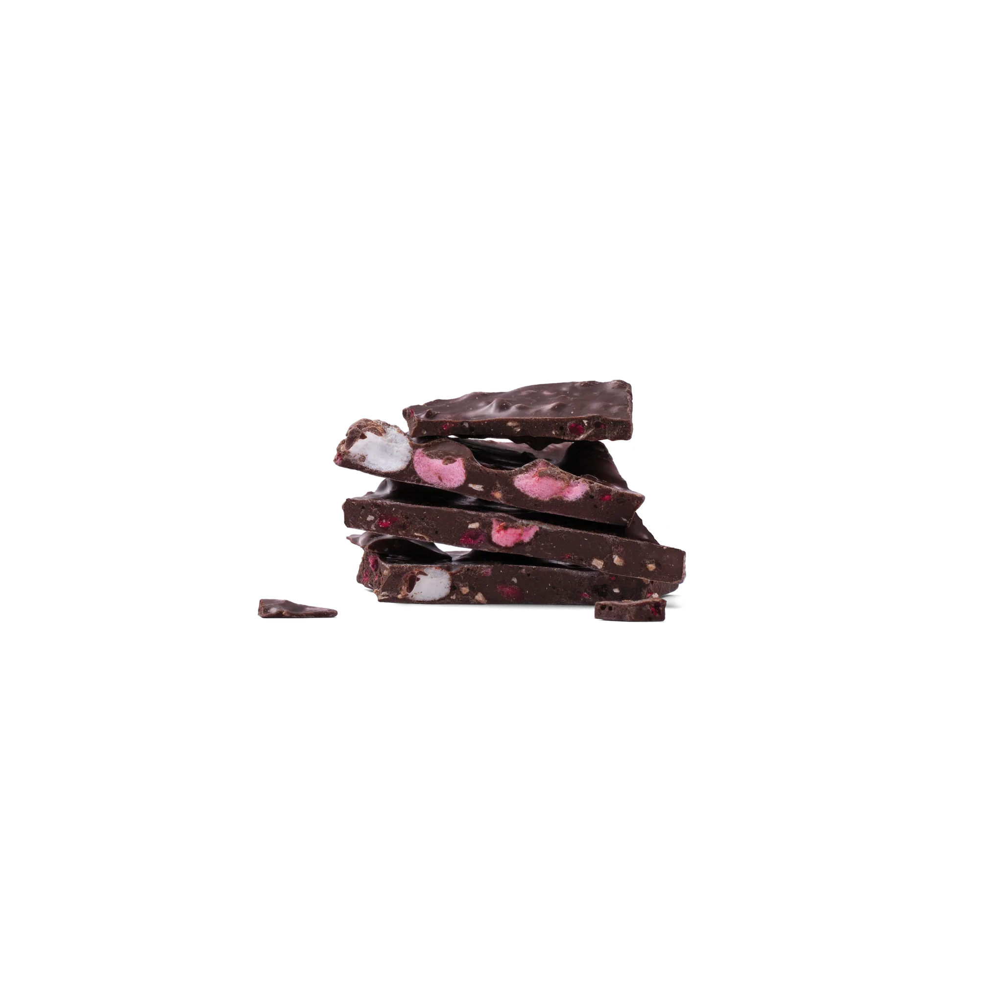 The Remarkable Chocolate Co Organic Chocolate Bark - Marshmallow, Coconut & Raspberry