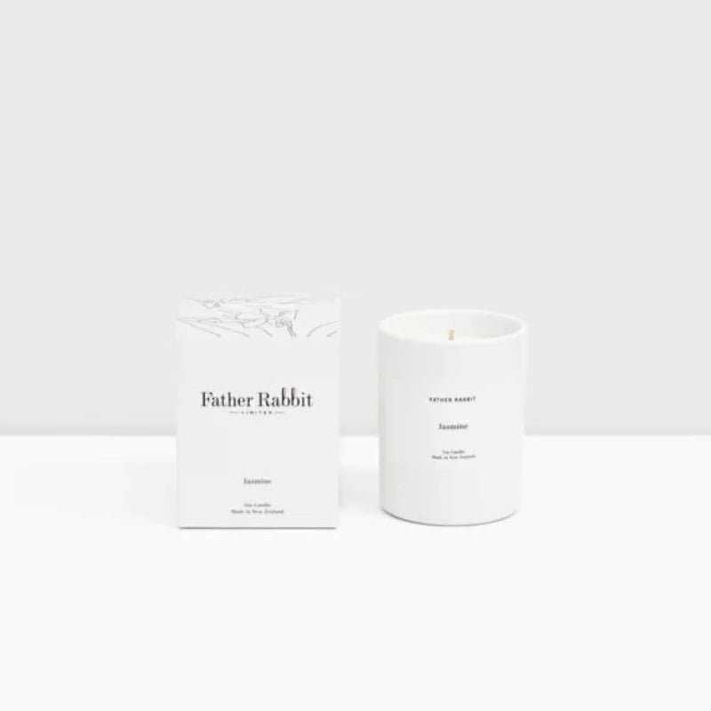 Father Rabbit Soy Scented Candle - Washed Cotton