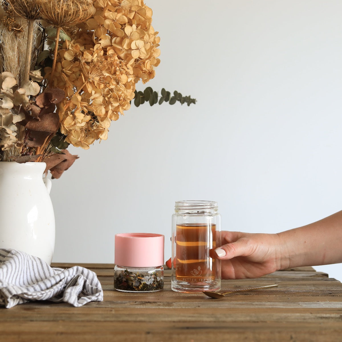 Better Tea - Tea Infuser Flask - Rose