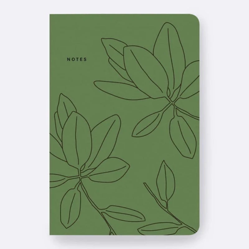 Father Rabbit Notebook - Green Leaves