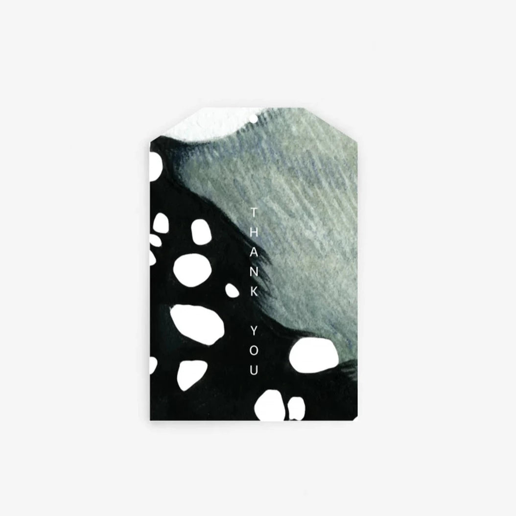 Father Rabbit Gift Tag - Abstract "Thank You"