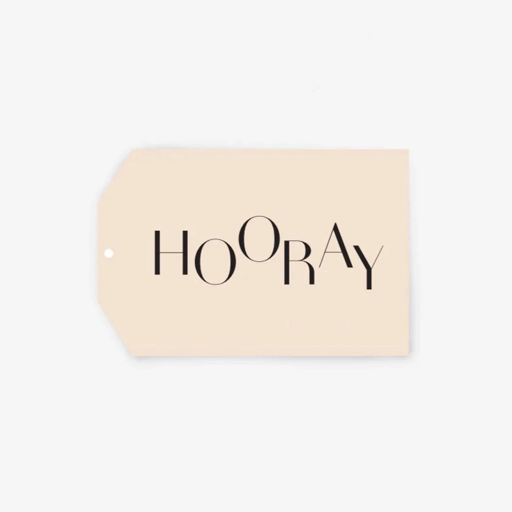 Father Rabbit Gift Tag - "Hooray"
