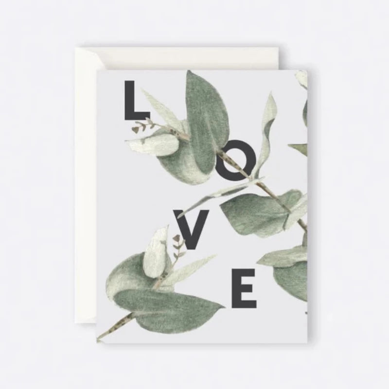 Father Rabbit - Eucalyptus "Love" Card