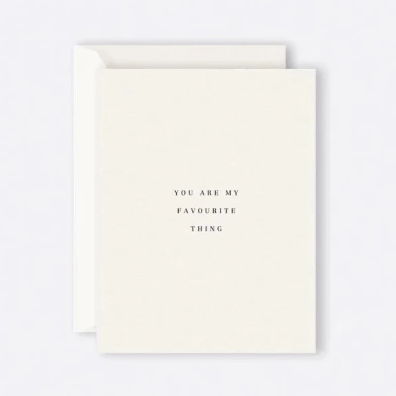 Father Rabbit - "You Are My Favourite Thing" Card