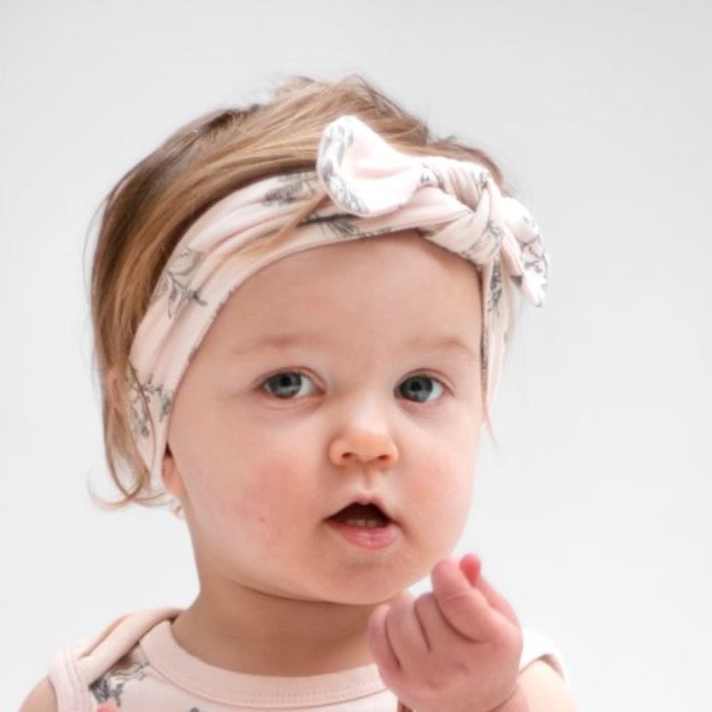 Burrow & Be Essentials Baby Headband - Blush Meadow